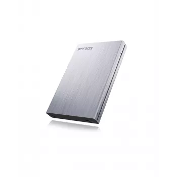 ICY BOX IB-241WP HDD/SSD-kotelo antrasiitti, hopea 2,5