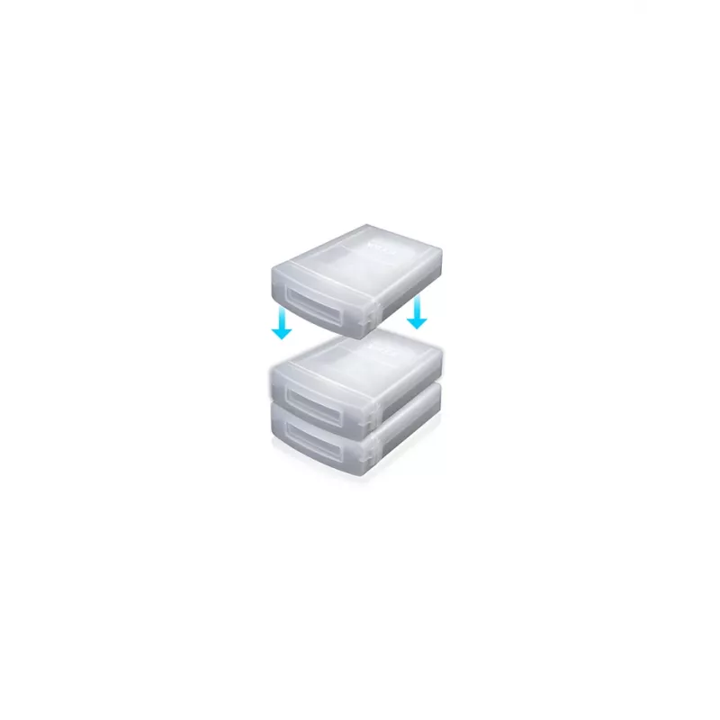 ICY BOX IB-AC602a pussikotelo muovi läpikuultava