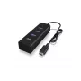 ICY BOX IB-HUB1409-C3 USB 3.2 Gen 1 (3.1 Gen 1) Type-C 5000 Mbit/s musta