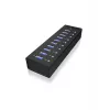 ICY BOX IB-AC6110 USB 3.2 Gen 1 (3.1 Gen 1) Type-B 5000 Mbit/s musta