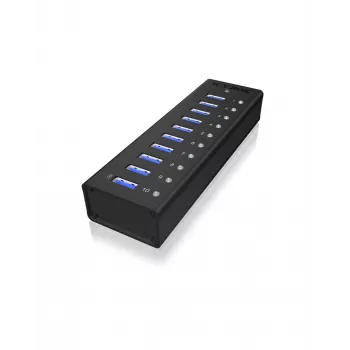 ICY BOX IB-AC6110 USB 3.2 Gen 1 (3.1 Gen 1) Type-B 5000 Mbit/s musta