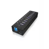 ICY BOX IB-AC6110 USB 3.2 Gen 1 (3.1 Gen 1) Type-B 5000 Mbit/s musta