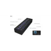 ICY BOX IB-AC6110 USB 3.2 Gen 1 (3.1 Gen 1) Type-B 5000 Mbit/s musta
