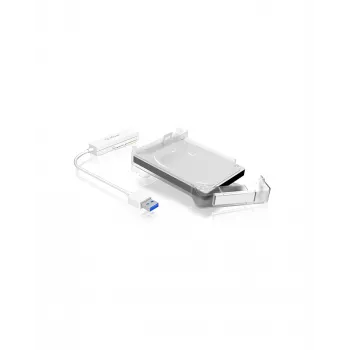 ICY BOX IB-AC703-U3 HDD/SSD-kotelo valkoinen 2,5