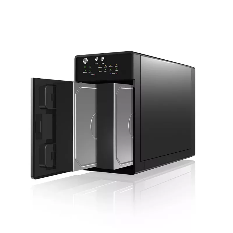 ICY BOX IB-RD3620SU3 levytaulukko 0 TB pöytämalli musta