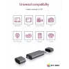 ICY BOX IB-CR200-C kortinlukija USB 2.0 musta