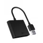 ICY BOX IB-CR301-U3 kortinlukija USB 3.2 Gen 1 (3.1 Gen 1) musta