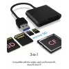 ICY BOX IB-CR301-U3 kortinlukija USB 3.2 Gen 1 (3.1 Gen 1) musta