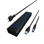 ICY BOX IB-AC6113 USB 3.2 Gen 1 (3.1 Gen 1) Type-B 5000 Mbit/s musta