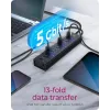 ICY BOX IB-AC6113 USB 3.2 Gen 1 (3.1 Gen 1) Type-B 5000 Mbit/s musta