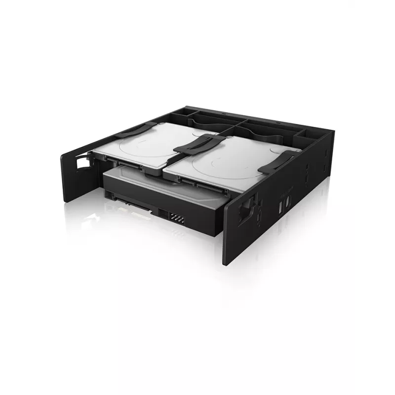 ICY BOX IB-5251, muovi, musta, Kiina, 147 mm, 175 mm, 40 mm