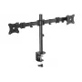DIGITUS kaksoisnäyttöteline puristimella näytöille enintään 70 cm (27