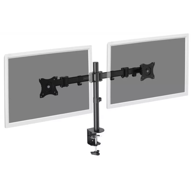 DIGITUS kaksoisnäyttöteline puristimella näytöille enintään 70 cm (27 inch) (DA-90349)