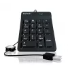 KeySonic ACK-118BK numeronäppäimistö universaali USB musta