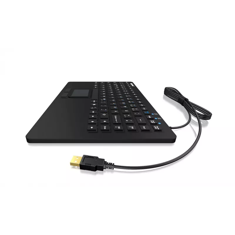 KeySonic KSK-5230 IN (US) näppäimistö toimisto USB QWERTY US-englanti musta