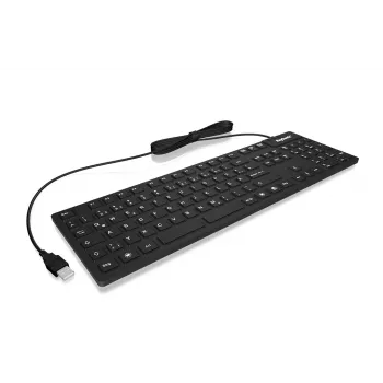 KeySonic KSK-8030 IN (US) näppäimistö teollisuus USB QWERTY US-englanti musta