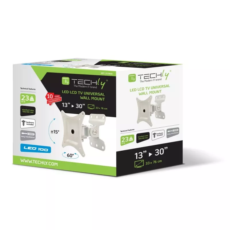 Techly seinäteline LCD LED 13–30