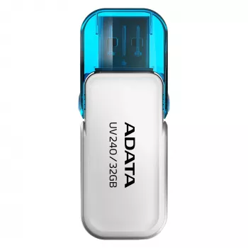 USB-muistitikku ADATA UV240 32 GB USB Type-A 2.0, valkoinen, hattumallinen