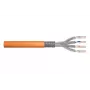 DIGITUS asennuskaapeli - Cat 7 - S/FTP - AWG 23/1 - simplex - 500 m - oranssi