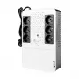 Legrand Keor Multiplug 800 AVR 310084 line-interactive-UPS-laite, 800 VA / 480 W, 6 FR-pistorasiaa (4+2), USB, RJ-45