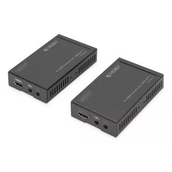 DIGITUS 4K HDMI -jatkosarja, HDBaseT 70 m verkkokaapelin yli (Cat 5E, 6, 7) UHD 4K2K/30 Hz