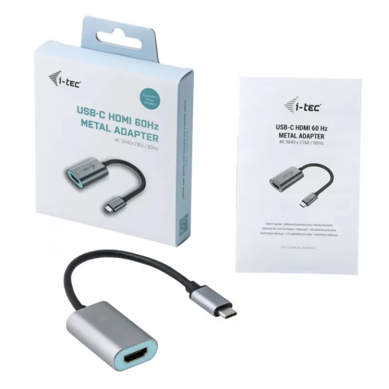 i-tec Metal USB-C HDMI -adapteri 4K/60 Hz