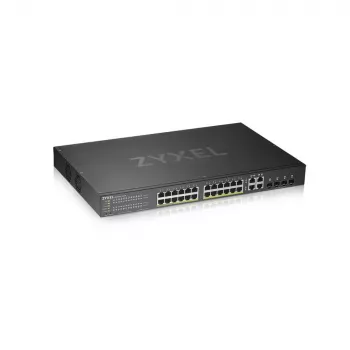 Zyxel GS1920-24HPV2 hallittava Gigabit Ethernet (10/100/1000) Power over Ethernet (PoE) musta