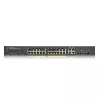 Zyxel GS1920-24HPV2 hallittava Gigabit Ethernet (10/100/1000) Power over Ethernet (PoE) musta