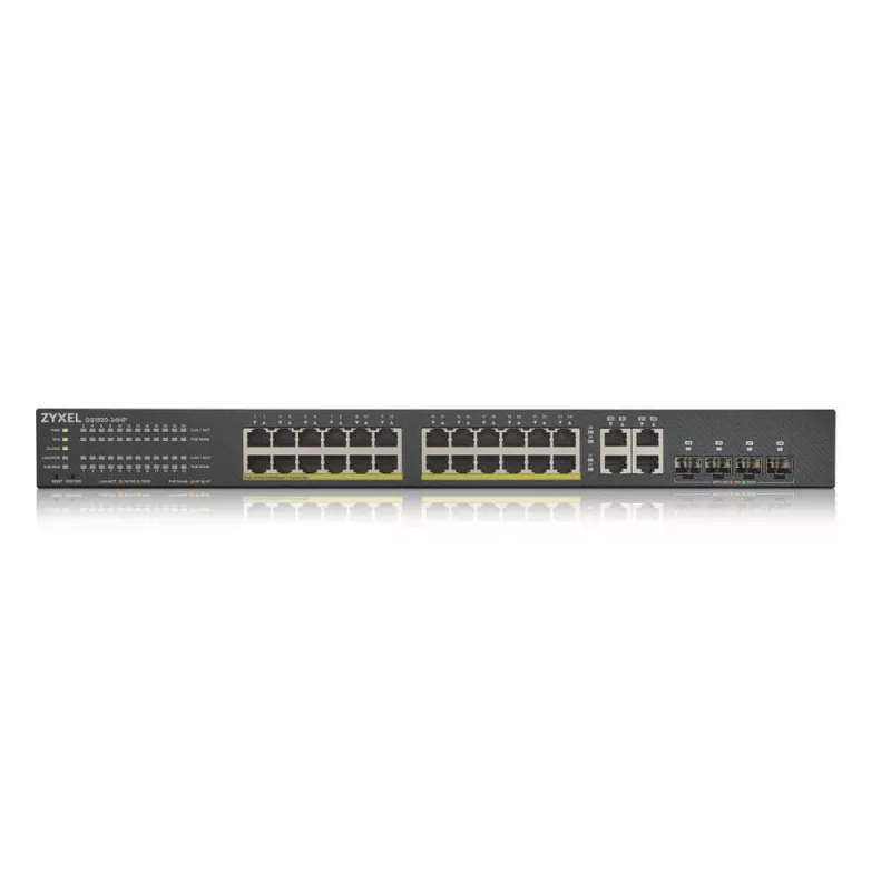 Zyxel GS1920-24HPV2 hallittava Gigabit Ethernet (10/100/1000) Power over Ethernet (PoE) musta