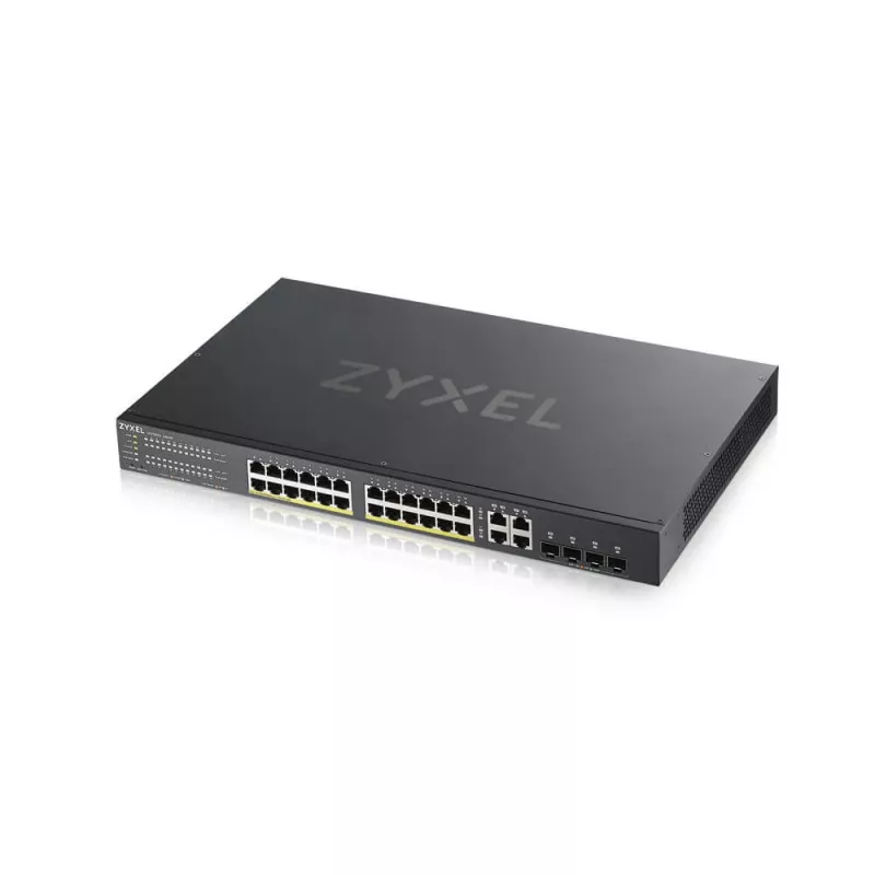 Zyxel GS1920-24HPV2 hallittava Gigabit Ethernet (10/100/1000) Power over Ethernet (PoE) musta