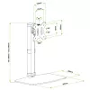 Techly ICA-LCD 260 näyttöteline / jalusta 68,6 cm (27
