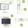 Techly ICA-LCD 260 näyttöteline / jalusta 68,6 cm (27