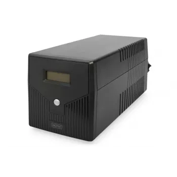 DIGITUS Line-Interact. UPS 1000 VA/600 W 12 V/7 Ah x2 4x CEE7/7 AVR USB