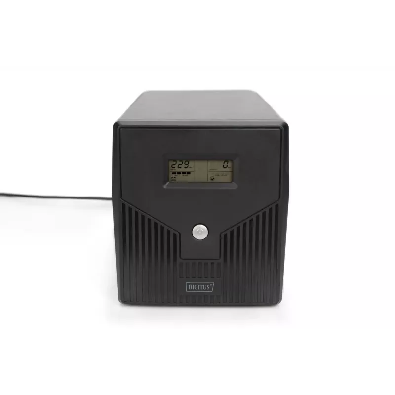 DIGITUS Line-Interact. UPS-virtalähde 2000VA/1200W 12V/9Ah x2 4x CEE7/7 AVR USB