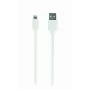 GEMBIRD USB - 8-pin lataus- ja datakaapeli, 1 m – valkoinen