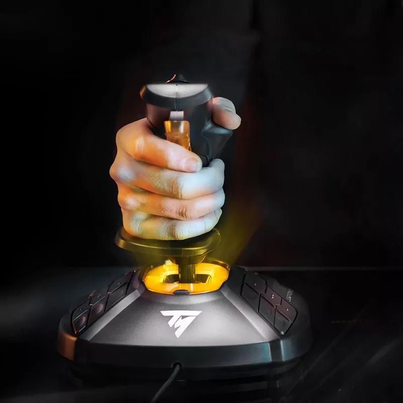 Thrustmaster T-16000M FC S musta, oranssi USB joystick analoginen / digitaalinen PC