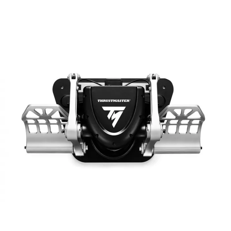 Thrustmaster TPR Rudder musta, hopea USB lentosimulaattori analoginen PC