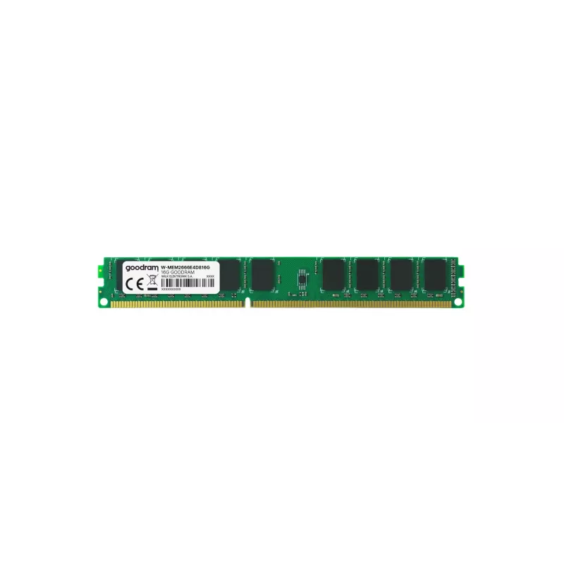 GOODRAM W-MEM2666E4D816G 16 GB (1 x 16 GB) DDR4 2666 MHz ECC UDIMM CL19 muistimoduuli