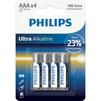 Kertakäyttöparisto Philips LR03E4B/10