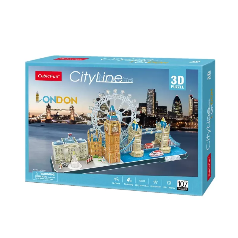 3D-palapeli CubicFun Cubic Fun 3D-palapeli City Line London