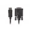 Videokaapeliadapteri LANBERG DisplayPort 1.2 - DVI-D CA-DPDV-10CU-0030-BK, 3 m, 1080p, 60 Hz, musta
