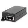 DIGITUS Gigabit PoE -injektori, 802.3af 10/100/1000Mbps, Power Pins:4/5(+),7/8(-), lähtö max. 48V, 15.4W