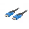 LANBERG HDMI-kaapeli - pistoke/pistoke V2.0 4K Cu musta 1,8 m