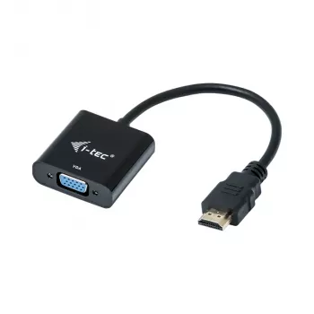 i-tec HDMI–VGA-kaapeliadapteri, 0,15 m, HDMI, VGA, uros, naaras, 1920 × 1080 pikseliä
