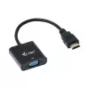 i-tec HDMI–VGA-kaapeliadapteri, 0,15 m, HDMI, VGA, uros, naaras, 1920 × 1080 pikseliä