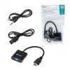 i-tec HDMI–VGA-kaapeliadapteri, 0,15 m, HDMI, VGA, uros, naaras, 1920 × 1080 pikseliä