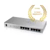 Zyxel GS1008HP hallitsematon Gigabit Ethernet (10/100/1000) Power over Ethernet (PoE) harmaa