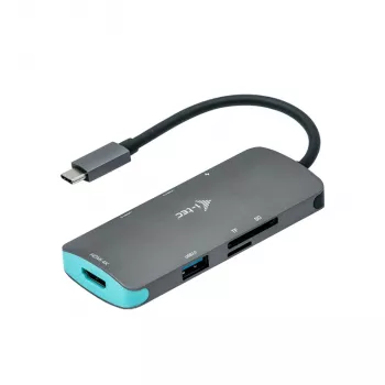 Telakointiasema i-tec Metal USB-C Nano Dock 4K HDMI + Power Delivery 100 W