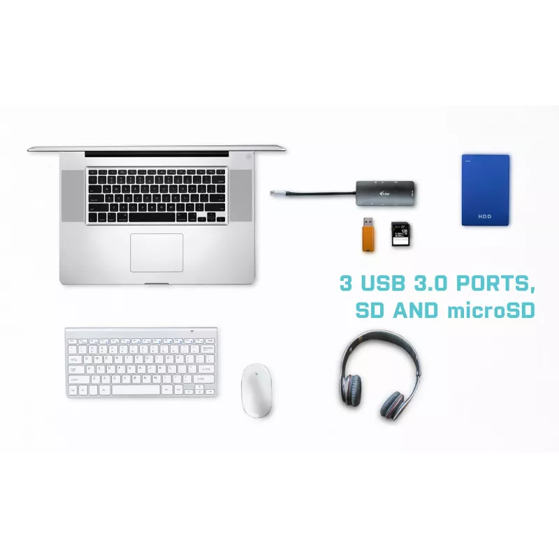 Telakointiasema i-tec Metal USB-C Nano Dock 4K HDMI + Power Delivery 100 W