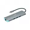 Telakointiasema i-tec Metal USB-C Nano -telakka 4K HDMI LAN Power Delivery 100 W